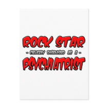 Rock Star...Psychiatrist postcards by Psychiatrist_Shirts Rock Star...Psychiatrist postcards