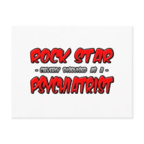 Rock Star...Psychiatrist postcards by Psychiatrist_Shirts Rock Star...Psychiatrist postcards
