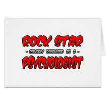 Rock Star...Psychologist cards by Psychologist_Shirts Rock Star...Psychologist cards