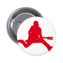 Rock Star Red Pinback Buttons
