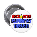 Rock Star Respiratory Therapist Pinback Buttons