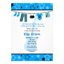 ROCK STAR Rocker Baby Shower Invitation