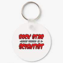 Rock Star...Scientist keychains by scientistshirts Rock Star...Scientist keychains