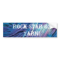 Rock Star Series: Yarn bumper stickers