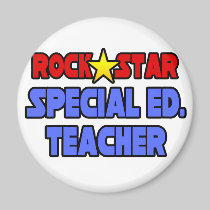 Rock Star Special Ed. Teacher Magnets