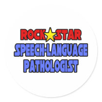 Rock Star Speech-Language Pathologist Sticker