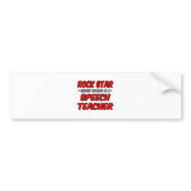 Rock Star...Speech Teacher bumper stickers