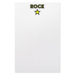 Rock Star Stationary Personalized Stationery