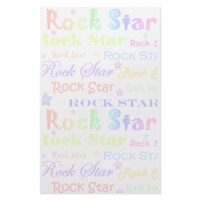 Rock Star stationery