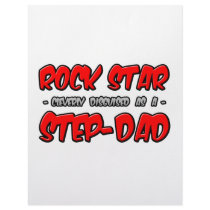 Rock Star...Step-Dad letterhead by Step_Dad_Shirts Rock Star...Step-Dad letterhead