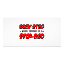 Rock Star...Step-Dad photo cards