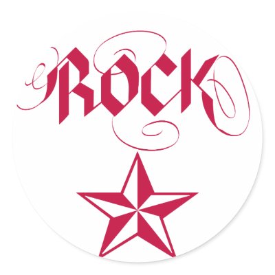 Rock Star stickers