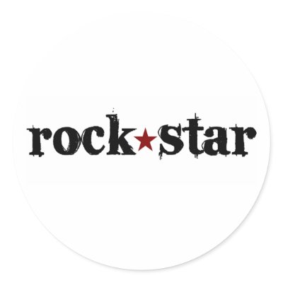 Rock Star stickers