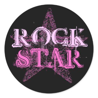 ROCK STAR stickers sticker