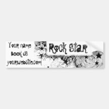 Rock Star Style Bumper Sticker