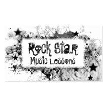 Rock Star Style Business Cards