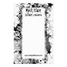 Rock Star Style Customized Stationery