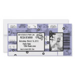 Rock Star Ticket Invitation or Thank You Card Photo Card