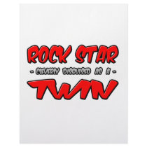 Rock Star...Twin letterhead by Shirts_For_Twins Rock Star...Twin letterhead