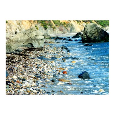 rock strewn beach posters by dma847