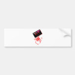 Rock Tape Love - Emo Music Cassette Rock Heart Bumper Stickers