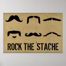 Rock The 'Stache Poster