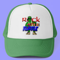 Rock the Turtle Trucker's Cap hats