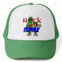 Rock the Turtle Trucker's Cap hats