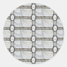 Rock Tiles Round Sticker