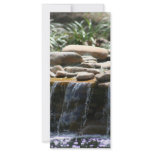 Rock Waterfall Personalized Rack Card
