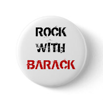 ROCK, WITH, BARACK buttons by 07jlsando ROCK, WITH, BARACK buttons