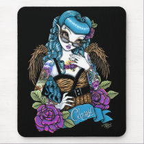Rockabilly Baby Tattoo Angel Mouspad mousepads