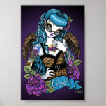 Rockabilly Baby Tattoo Angel Poster Rockabilly Baby Tattoo Angel Poster