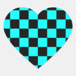 Rockabilly Checkerboard stickers