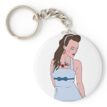 rockabilly keychains