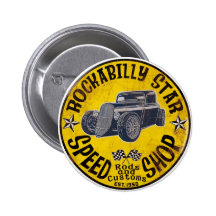 Rockabilly race button