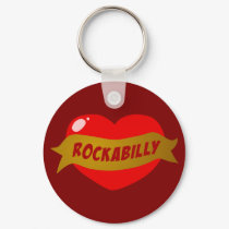 Rockabilly Tattoo Heart keychains