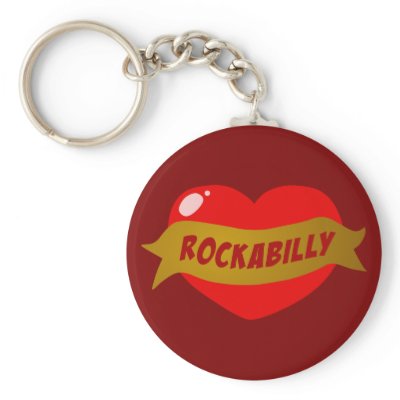Rockabilly Tattoo Heart Key Chain by toxiferousdark