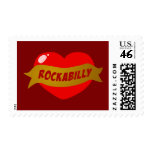 Rockabilly Tattoo Heart Postage