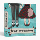 Rockabilly Wedding, 1 inch binder binders