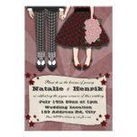 Rockabilly Wedding, 3.5x5 wedding invitations