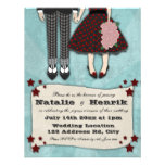 Rockabilly Wedding, 4.25x5.5 wedding invitations