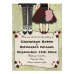 Rockabilly Wedding, 5.5x7.5 save the date invitations