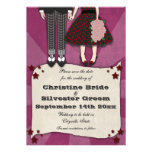 Rockabilly Wedding, 5x7 save the date invitations