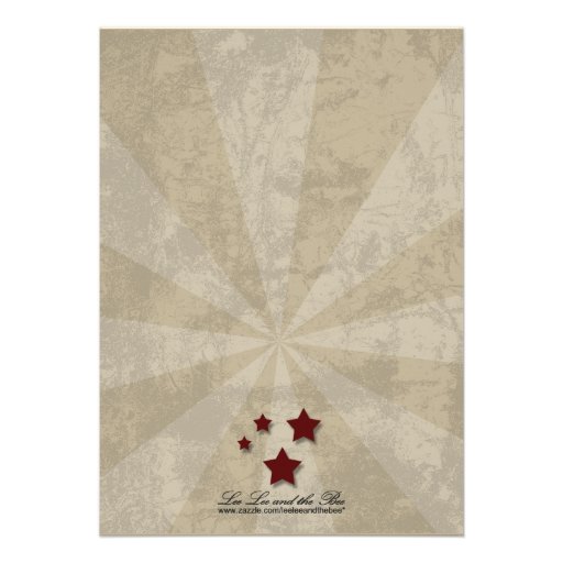 Rockabilly Wedding, 5x7 wedding Personalized Announcements