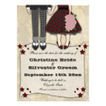 Rockabilly Wedding, 6.5x8.75 save the date invitations