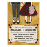 Rockabilly Wedding, 6.5x8.75 wedding Custom Invitations