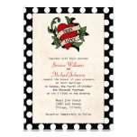 Rockabilly Wedding Custom Announcements