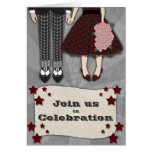 Rockabilly Wedding, invitation Greeting Cards
