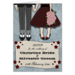 Rockabilly Wedding, RSVP cards